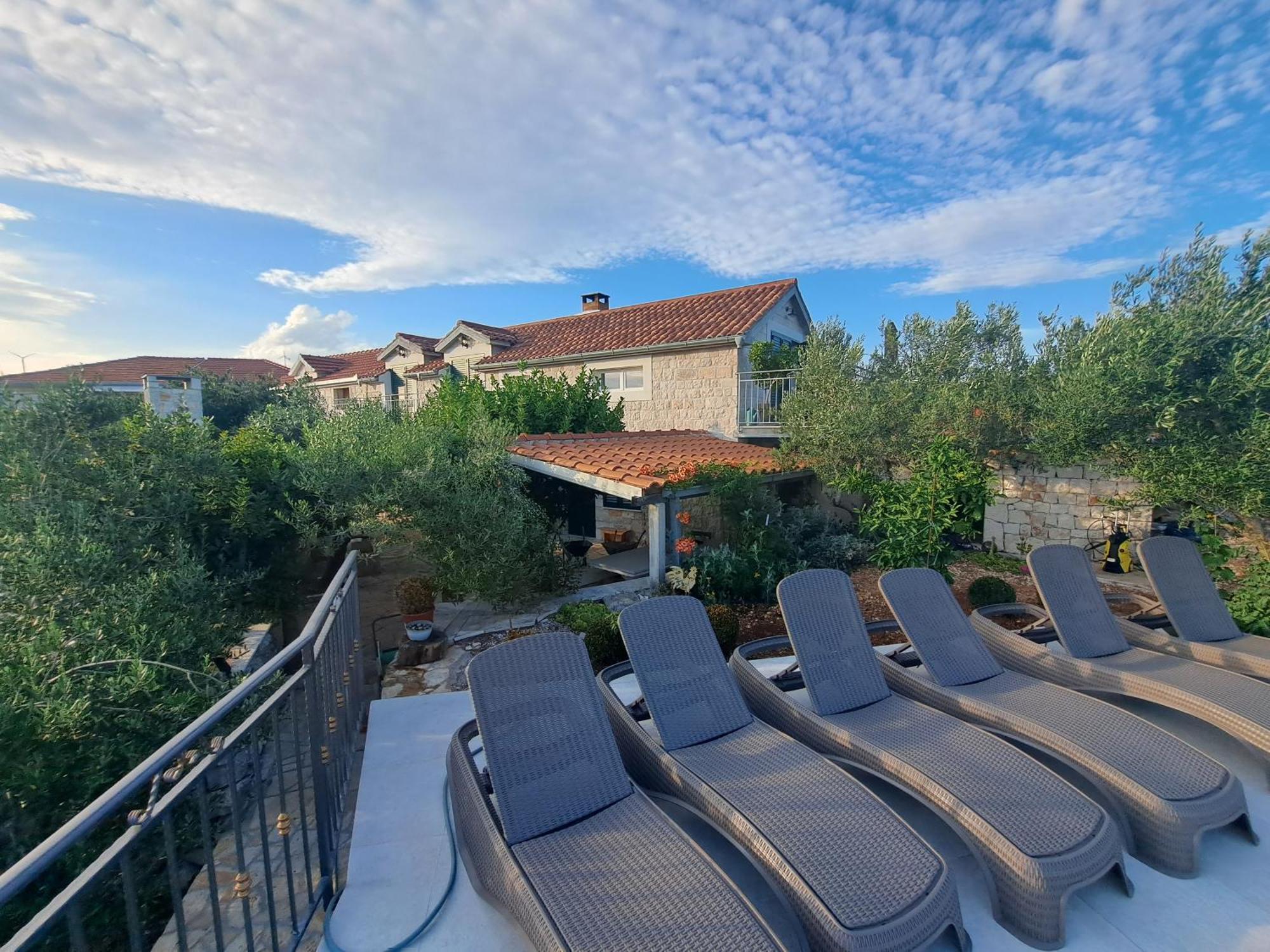 Villa Casa Mia Gornji Seget Zewnętrze zdjęcie